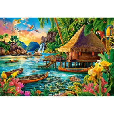 Image de CASTORLAND Tropical Island Puzzle 1000 Teile