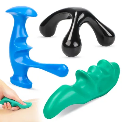 Immagine prodotto di Massaggiatore a punti trigger - Set da 3 - ABS - Manuale per schiena e collo