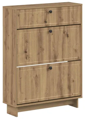 Productafbeelding van vidaXL Schoenenkast EDE, 78 x 24 x 103 cm, houtvezel, artisan eikenhout