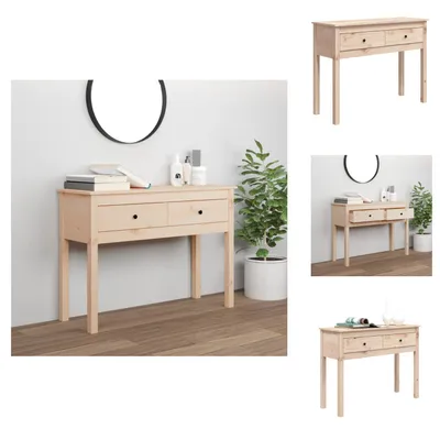 Obrázek produktu pro vidaXL Konzolový stolek 100x35x75 cm z masivního borovicového dřeva - Odkládací stolky