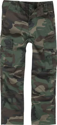 Produktbild von Brandit Cargohosen Herren Ranger Kids Hose woodland 122/128