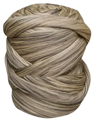 Produktbild von 1m Filzwolle meliert Märchenwolle Merino Nassfilzen Trockenfilzen Meterware