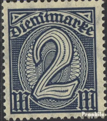 Produktbild von Briefmarken Deutsches Reich 1920 Mi D32 gestempelt Ziffern ohne 21