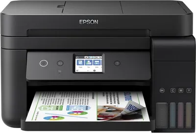 Obrázok produktu pre Epson EcoTank ET-4750, Inkjet, Farebná tlač, 4800 x 1200 DPI, Farebné kopírovanie, A4, Čierna
