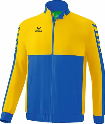 Produktbild von Erima Six Wings Präsentationsjacke Herren - New Royal / Gelb