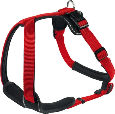 Produktbild von Hunter Geschirr Neopren rot/schwarz, Größe: L / Breite: 2,5 cm