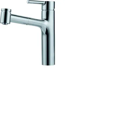 Produktbild von Franke Messing Hochdruck Armatur, Wasserhahn Centro Auszugsbrause Chrom Obenbedienung 115.0600.131 - inkl.