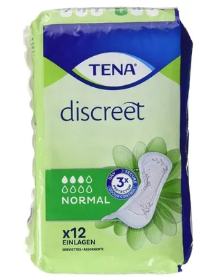 Zdjęcie produktu dla Tena, Wkładki higieniczne Normal, 12 sztuk (PRODUKT Z NIEMIEC)