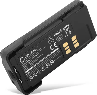Produktbild von CELLONIC 1x Akku für Funkgerät Kompatibel mit Motorola DP4400E, DP2400E, DP4400, PMNN4491 - (2200mAh, 7.4V)
