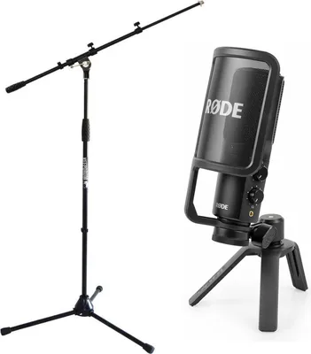 Image de Rode NT-USB+ - Microphone à condensateur USB avec pied
