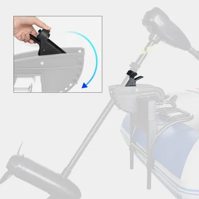 Zdjęcie produktu dla Zawias stentowy do elektrycznych silników zaburtowych, odpowiedni do wałów o średnicy 1 1/8'' (2,8 cm), silników 28lb, 36lb, 46lb, 50lb
