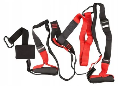 Produktbild von POWER SYSTEM Trainingsbänder Fitness Übungsgurte Rot