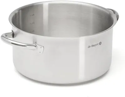 Produktbild von Kochtopf aus Edelstahl ohne Deckel – 24 cm – ohne PFAS