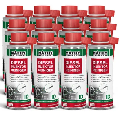 Produktbild von MATHY-ID Injektor-Reiniger Diesel 12 x 200 ml - Diesel Additiv für Einspritzdüsen & Injektoren