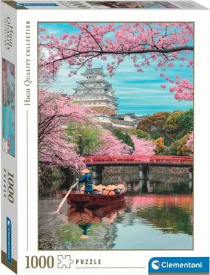 Image de Clementoni Legpuzzel Château de Himeji au printemps, 1000st.
