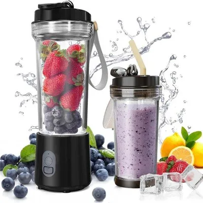Obrázek produktu pro Malý přenosný mixér, objem 500 ml, baterie 4000 mAh