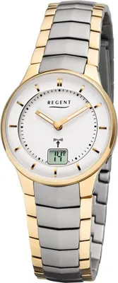Produktbild von Regent Damen Funkuhr FR-261 Edelstahl