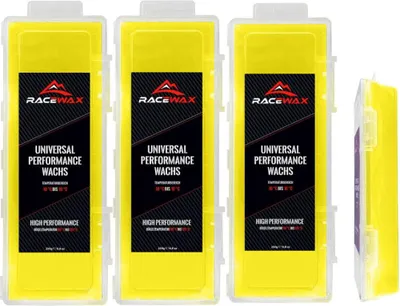 Obrázek produktu pro RaceWax Universal Wachs YELLOW EDITION Ski Langlauf Snowboard All IN ONE Wax 750g