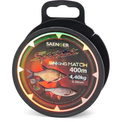Produktbild von Saenger Specialist Sinking Match 400m / 0,20mm / 4,40kg