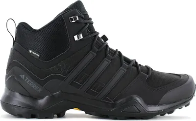 Image de adidas TERREX Swift R2 MID GTX - GORE-TEX - Chaussures de randonnée pour Homme Noir IF7636 , Taille : EU 46 2/3 UK 11.5