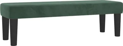Produktbild von vidaXL | Bank | Dunkelgrün 100 x 30 x 30 cm Samt