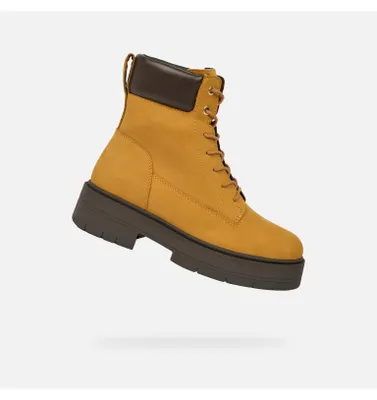 Produktbild von Geox Gelbe Damen-Ankle-Boots Spherica EC7 40