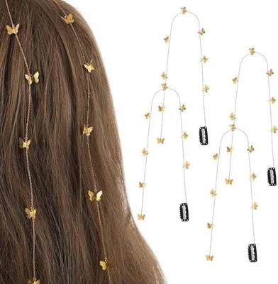 Immagine prodotto di Fascia per capelli con setole lunghe - Set da 4 pezzi