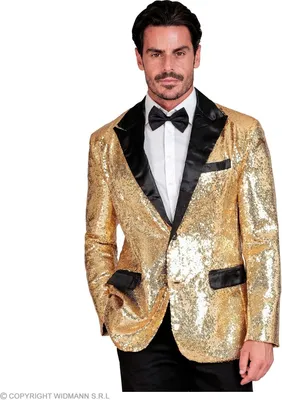 Obrázok produktu pre Flitrová bunda zlatá čierna flitrová bunda bunda disco party stage, veľkosť:S