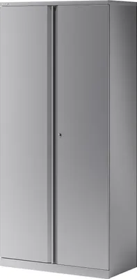 Produktbild von BISLEY Flügeltürenschrank Essentials Maße: 91,4 x 197 x 47 cm (B x H x T) Anzahl der Fachböden: 4 Fachböden Werkstoff: Stahl
