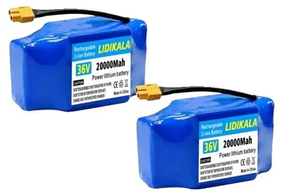Obrázek produktu pro Lithium-iontová baterie, kapacita 20 000 mAh, inteligentní systém ochrany BMS, 2 kusy baterií o kapacitě 20 000 mAh