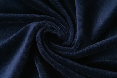 Obrázek produktu pro Kojenecký plyš,  tmavě modrá, látky, metráž / 50cm