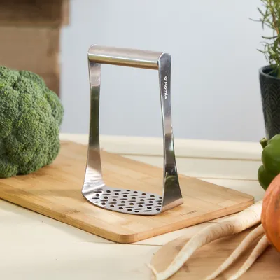 Produktbild von Stößel Küchenutensil Kartoffelstampfer Kartoffelpüree Stampfer für Püree oder Gemüse ETNE 12x18 cm HOMLA