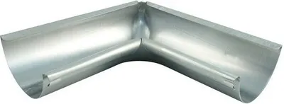 Produktbild von Marley Rinnenwinkel NW 125 mm, Innenecke, 90°, halbrund, titan-zink