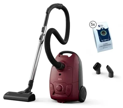 Obrázok produktu pre AEG AB51C1DR5B, 750 W, Bubnový vysávač, Suchý, Vrecko na prach, 3 L, Hygienický filter