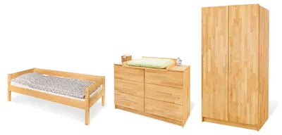 Produktbild von Jugendzimmer-Set 'Natura' extrabreit, 3-tlg.