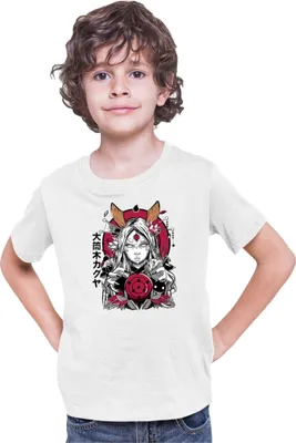 Produktbild von Kinder T-Shirt Japan Anime Manga Naruto Kaguya Otsutsuki, 5-6 Jahr - 116 / Weiß