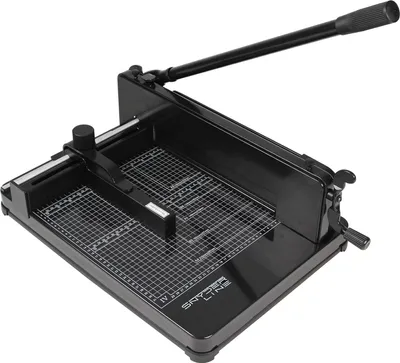 Produktbild von Stapelschneidemaschine A4 bis 400 Blatt - Professioneller Papierschneider mit Hebelmechanismus