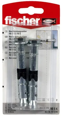Produktbild von Fischer Hochleistungsanker FH II 12/10 S K 51370 2Stk.