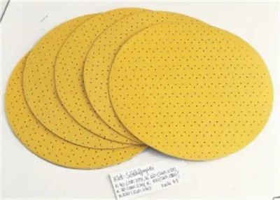 Produktbild von Flex Klett-Schleifpapier rund Schleifpapier perforiert D225 PF-P40 VE25 - 280739