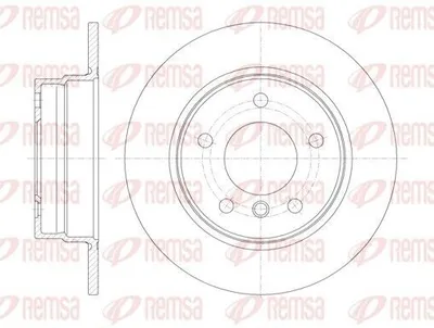 Produktbild von 2x REMSA Bremsscheibe 61013.00 hinten für BMW 1 Schrägheck (E87) 280mm 65 5mm