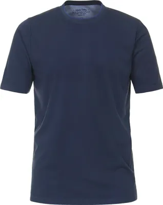Produktbild von REDMOND Casual Herren T-Shirt Rundhals Regular Jersey Marine 4XL