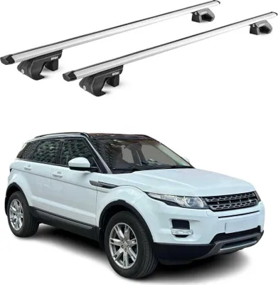 Image de Barres de toit transversales ABE pour Land Rover Evoque L538 2011-18 Alu Gris 2x
