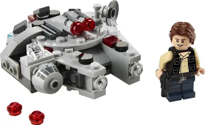 Image de LEGO 75295 Star Wars Falcon Millennium Microfighter avec Han Solo Minifigur