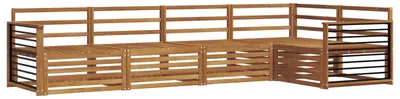 Obrázek produktu pro Venkovní pohovková souprava 5 pcs Přírodní