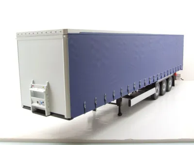 Produktbild von Solido 421240202 Tarpolin Anhänger blau 1:24