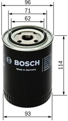 Produktbild von Bosch Ölfilter  0 451 103 313