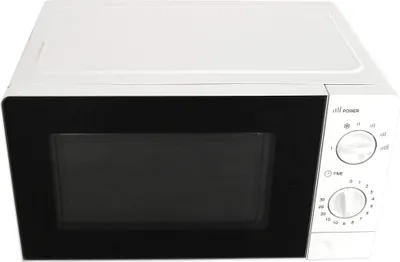 Produktbild von DESKI Mikrowelle weiß 700 Watt Microwelle Drehteller Timer 6 Stufen Küche Kochen
