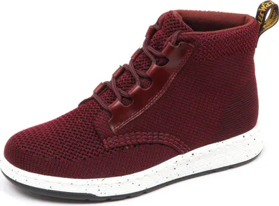 Produktbild von D6856 (ohne Schachtel), Sneaker, Damenmodell, Stoff, Marke DR. MARTENS, rote Damenschuhe
