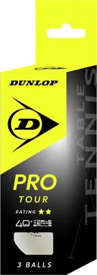 Produktbild von DUNLOP 40+ PRO TOUR 3 BALL WEIß WHITE WHITE