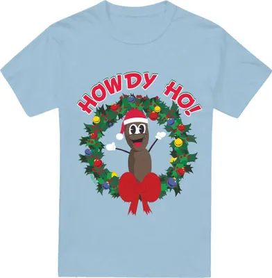 Obrázok produktu pre South Park - Pánske tričko "Mr Hankey Howdy Ho" - vianočný dizajn TV7189 (M) (Svetlo modrá)